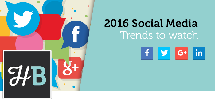 Header image for 2016 social media trends article